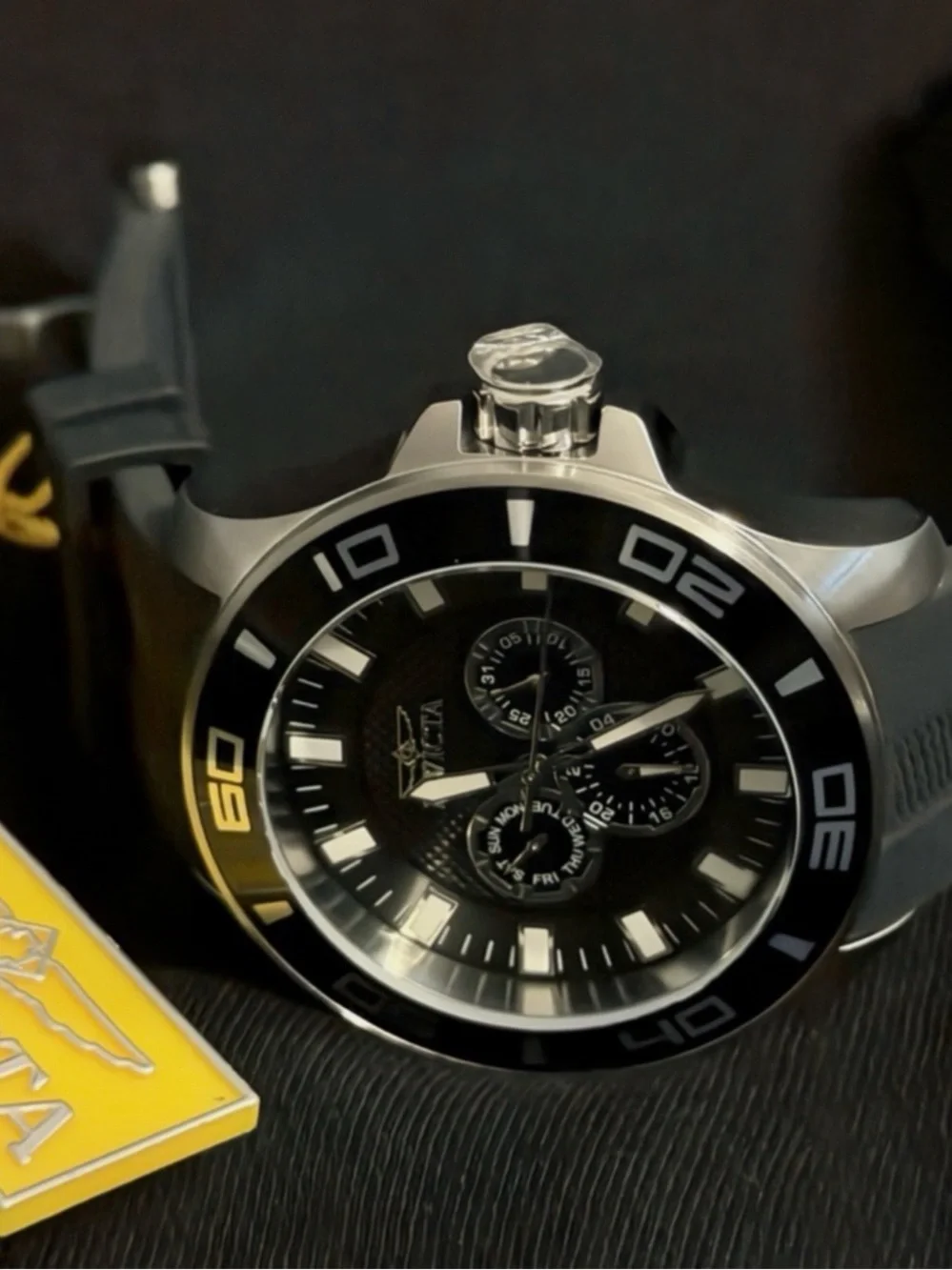 Invicta Pro Diver Impact 50MM 330FT Water Resistance Luxury Dive Watch!